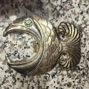 Vintage Piranha belt buckle